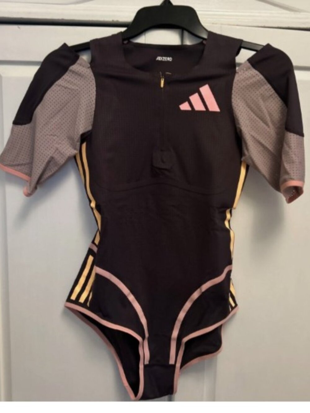 NWT ADIDAS 2024 PRO-ELITE TEAM RHEON SPEEDSUIT LEOTARD SMALL OR MEDIUM #IN1186